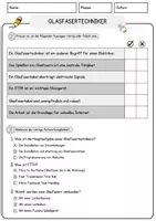 Vorschau - Arbeitsblätter - Glasfasertechniker Beruf Arbeitsblätter mit Fragen + Lösungen Deutsch DaZ AB - Seite 2