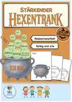 Vorschau - Arbeitsblätter - Stärkender Hexentrank: Stärken entdecken & sichtbar machen / Grundschule / Ressourcenarbeit / Halloween - Deckblatt