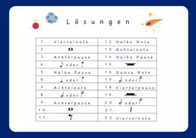 Vorschau - Spiele - Brettspiel Notenwerte & Pausenwerte (Musik) 3./4. Klasse - Seite 1