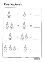 Vorschau - Arbeitsblätter - Plus & Minus Rechnen mit Wichtel Skizzme pdf - Seite 2