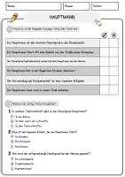 Vorschau - Arbeitsblätter - Hauptmann Beruf Arbeitsblätter mit Fragen + Lösungen Deutsch DaZ AB - Seite 2