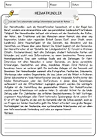 Vorschau - Arbeitsblätter - Heimatkundler Beruf Arbeitsblätter mit Fragen + Lösungen Deutsch DaZ AB - Seite 1
