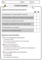 Vorschau - Arbeitsblätter - Kochnetzwerker Beruf Arbeitsblätter mit Fragen + Lösungen Deutsch DaZ AB - Seite 2