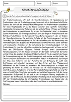 Vorschau - Arbeitsblätter - Krankenhausökonom Beruf Arbeitsblätter mit Fragen + Lösungen Deutsch DaZ AB - Seite 1