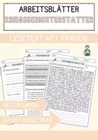 Vorschau - Arbeitsblätter - Kriegsberichterstatter Beruf Arbeitsblätter mit Fragen + Lösungen Deutsch DaZ AB - Deckblatt