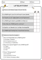 Vorschau - Arbeitsblätter - Luftbildfotograf Beruf Arbeitsblätter mit Fragen + Lösungen Deutsch DaZ AB - Seite 2