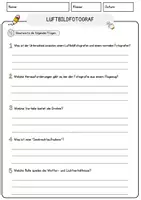 Vorschau - Arbeitsblätter - Luftbildfotograf Beruf Arbeitsblätter mit Fragen + Lösungen Deutsch DaZ AB - Seite 3