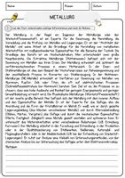 Vorschau - Arbeitsblätter - Metallurg Beruf Arbeitsblätter mit Fragen + Lösungen Deutsch DaZ AB - Seite 1