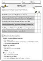Vorschau - Arbeitsblätter - Metallurg Beruf Arbeitsblätter mit Fragen + Lösungen Deutsch DaZ AB - Seite 2