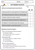 Vorschau - Arbeitsblätter - Motorenentwickler Beruf Arbeitsblätter mit Fragen + Lösungen Deutsch DaZ AB - Seite 2