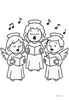 Vorschau - Mal- und Bastelvorlagen - Kostenlos: Ausmalbilder Weihnachten & Advent – 11 Motive (Klasse 1, 2, 3, 4) - Seite 2