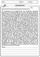 Vorschau - Arbeitsblätter - Ozeanograph Beruf Arbeitsblätter mit Fragen + Lösungen Deutsch DaZ AB - Seite 1