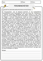 Vorschau - Arbeitsblätter - Personenschützer Beruf Arbeitsblätter mit Fragen + Lösungen Deutsch DaZ AB - Seite 1