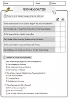 Vorschau - Arbeitsblätter - Personenschützer Beruf Arbeitsblätter mit Fragen + Lösungen Deutsch DaZ AB - Seite 2