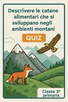 anteprima - Quiz - Quiz: catene alimentari animali montani - Pagina di copertina