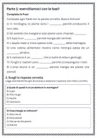 anteprima - Esercizi - SL catene alimentari animali montani - Pagina 1