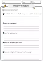 Vorschau - Arbeitsblätter - Projektfinanzierer Beruf Arbeitsblätter mit Fragen + Lösungen Deutsch DaZ AB - Seite 3