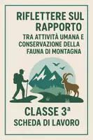 anteprima - Esercizi - SL rapporto attività umana e fauna montana - Pagina di copertina