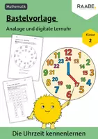 Vorschau - Mal- und Bastelvorlagen - Bastelvorlage: Uhr - analog und digital - Deckblatt