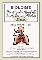 Vorschau - Arbeitsblätter - Der Weg der Atemluft durch den menschlichen Körper - Deckblatt