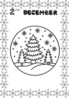Vorschau - Mal- und Bastelvorlagen - 24 Days until Christmas- ein Ausmalbuch für die Adventszeit - Seite 2