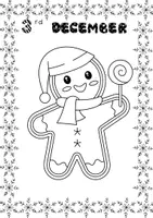 Vorschau - Mal- und Bastelvorlagen - 24 Days until Christmas- ein Ausmalbuch für die Adventszeit - Seite 3