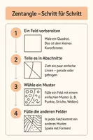 Vorschau - Arbeitsblätter - Zentangle- Schritt für Schritt für Kinder - Seite 1