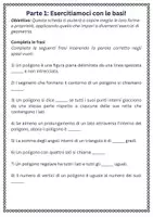 anteprima - Schede informative - Applicare le proprietà dei poligoni in esercizi di geometria. - Pagina 1