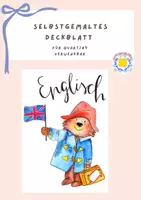 Vorschau - selbst erstellte Cliparts/Grafiken - selbstgemaltes Deckblatt Englisch Paddington - Deckblatt