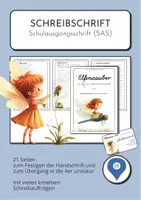 Vorschau - Unterrichtsreihen - Schönschrift Schreibschrift Schulausgangsschrift SAS festigen - Deckblatt