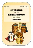 Vorschau - Arbeitsblätter - Superhelden und Leserolle - Materialpaket - Seite 2