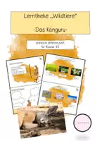 Vorschau - Arbeitsblätter - Materialpaket: Zootiere/ Wildtiere - Seite 1