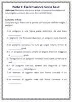 anteprima - Schede informative - Confrontare esempi di poligoni concavi e convessi in contesti reali. - Pagina 1