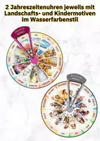 Vorschau - Arbeitsblätter - Jahreszeiten-Drehscheibe: Monate und Jahreszeiten spielerisch lernen für Kita, Vorschule und Grundschule - Seite 1
