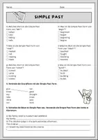 Vorschau - Arbeitsblätter - Simple Past Klasse 6-7 Englisch - Seite 2
