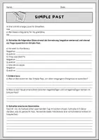 Vorschau - Arbeitsblätter - Simple Past Klasse 6-7 Englisch - Seite 3