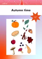 Vista previa - Elementos para la creación de materiales - Clipart set: Autumn (Otoño) - Portada