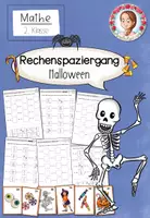 Vorschau - Arbeitsblätter - Rechenspaziergang Halloween | Addition Subtraktion ZR 100 Klasse 2 - Deckblatt