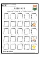 Vorschau - Arbeitsblätter - Lesepass - Seite 3