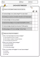 Vorschau - Arbeitsblätter - Sachverständiger Beruf Arbeitsblätter mit Fragen + Lösungen Deutsch DaZ AB - Seite 2