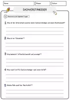Vorschau - Arbeitsblätter - Sachverständiger Beruf Arbeitsblätter mit Fragen + Lösungen Deutsch DaZ AB - Seite 3
