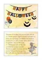 Vorschau - Stationenlernen - Lesekartei Halloween Lesen Verstehen Abschreiben - Seite 3