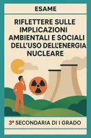 anteprima - Compiti in classe/Test - Implicazioni ambientali e sociali uso energia nucleare ES. - Pagina di copertina