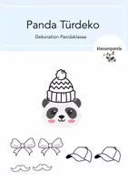 Vorschau - Anderer Materialtyp - Panda Türdekoration Pandaklasse - Deckblatt
