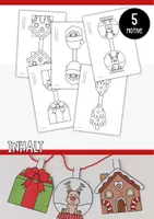 Vorschau - Mal- und Bastelvorlagen - Weihnachtsbasteln. Girlande - Seite 1