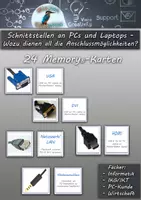 Vorschau - Spiele - Hardware: Schnittstellen an PCs, Laptops, Smartphones, Tablets: Wozu dienen all die Anschlussmöglichkeiten? - Memory® - Deckblatt