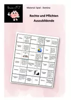 Vorschau - Spiele - Spiel - Domino: Rechte und Pflichten von Auszubildenden - Deckblatt
