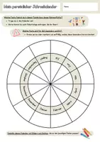 Vorschau - Arbeitsblätter - Persönlicher Jahreskalender - Feste, Bräuche & Geburtstage im Jahreskreis - Seite 2