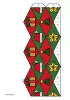 Vorschau - Mal- und Bastelvorlagen - Weihnachtsbasteln - Magischer Diamant - Seite 3