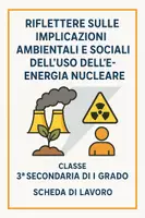 anteprima - Esercizi - SL implicazioni ambientali e sociali uso energia nucleare - Pagina di copertina